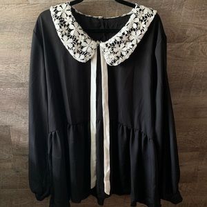 NWT Shein Collard Top sz 20